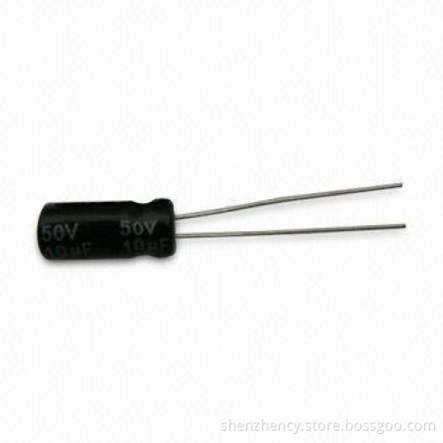 Electrolytic Capacitor with 6.3 to 450V Rated Voltage Range, Comes in Standard Type